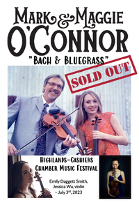 Mark and Maggie O'Connor - "Bach & Bluegrass" (SOLD OUT)
