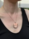 "She Will Shine" Hand-Stamped Copper Necklace