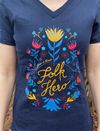 Original V-Neck Folk Hero Shirt