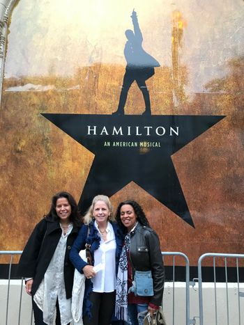 with lifelong friend Suzy, and Annie in the bay
