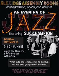 Evening of Jazz featuring SlickHampton
