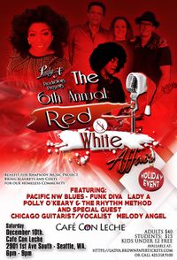 Lady A's 6th Annual Red N White Holiday Affair, featuring Polly O'keary & The Rhythm Method