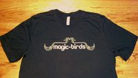 Two-Headed Bird Logo Black T-Shirt