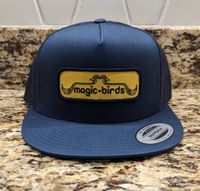 Magic Birds Flat Bill Trucker Hat - Navy