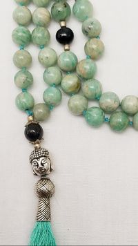 Chrysoprase Mala