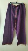Good Vibes Sari Yoga Pants (purple)  These comfy draw string yoga pants are ONE SIZE FITS MOST