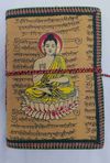 Handmade Paper Journals from Rishikesh (Brown/Buddha)
