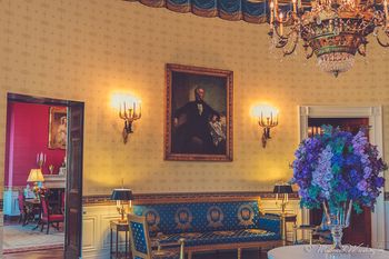 Portrait of President John Tyler in the Blue Room
