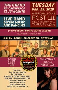Club Vicente Swing Dance with The Jazz Phools