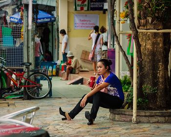 Woman On Khao San
