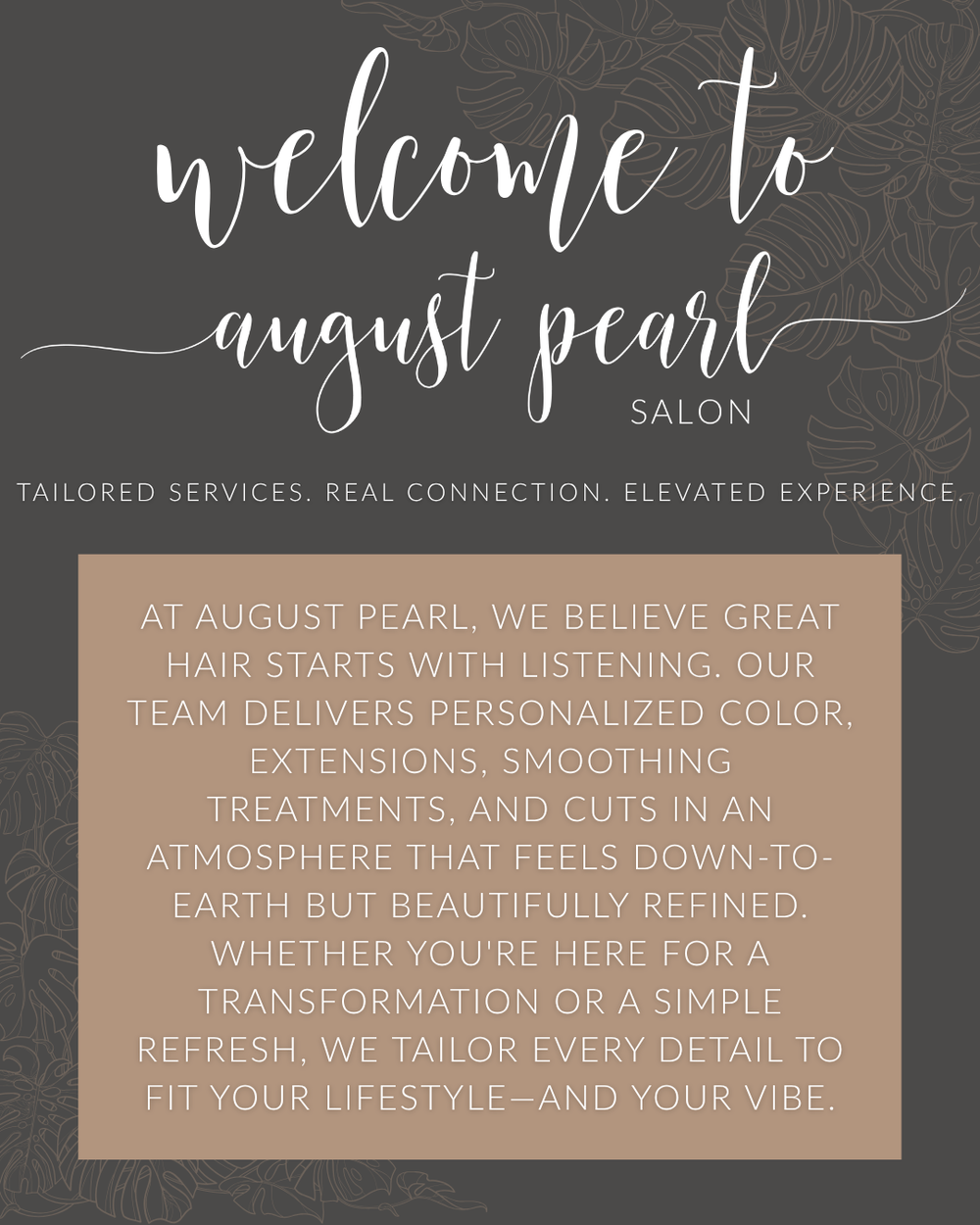 professional hairstylist at august pearl salon in mount Juliet Tennessee