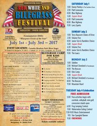 Red, White and Bluegrass Festival