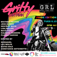 Gritty In Pink Pride IG Live Fundraiser for LA LGBT Center