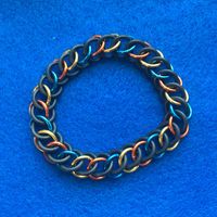 Stretchy Chainmail Bracelets (1/2" wide)
