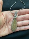 Teardrop Fossil Pendant