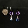 Earrings - Glass Bobbles / Shiny Rings