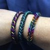 Stretchy Chainmail Bracelets   (3/8" wide)