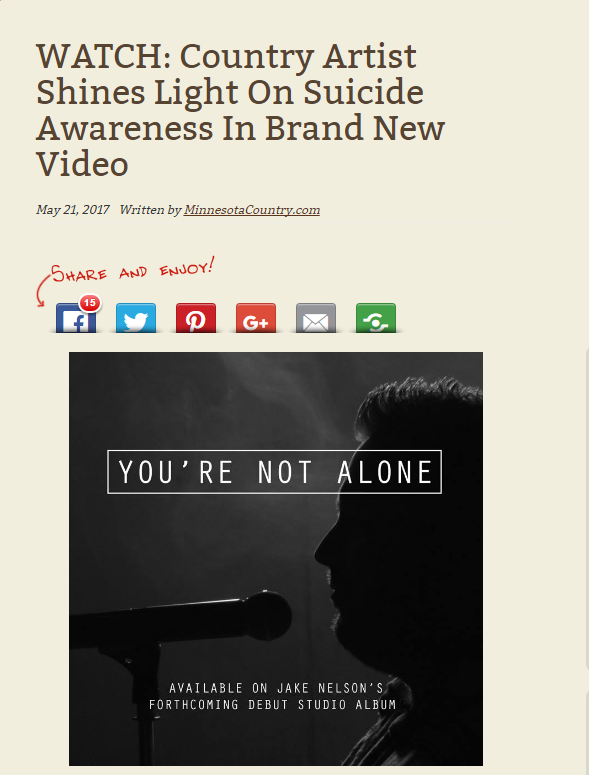 MinnesotaCountry.com Write up. 