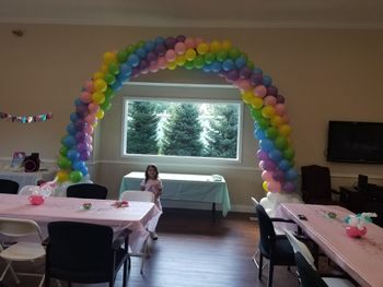 pastel rainbow arch 14ft
