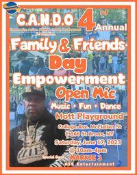 C.A.N.D.O 4TH FAMILY & FRIENDS EMPOWERMENT OPEN MIC