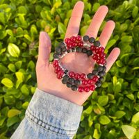 Handmade SpiderCherry Wrap Bracelet