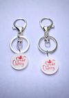 Handmade SpiderCherry Keychain