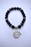Handmade Onyx Web Bracelet