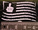 NUMBER TWO FLAG VINYL DECAL