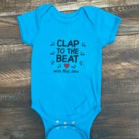 Blue "Miss Jolie" Onesie- 12 Months