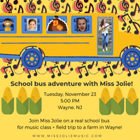 Miss Jolie's Bus Ride Adventure- to the farm!
