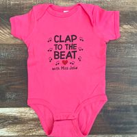 Pink "Miss Jolie" Onesie- 12 Months