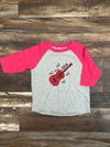 Miss Jolie Pink 3/4 shirt- SIZE 4T