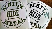 Nails Hide Metal stickers