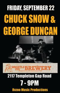 Chuck Snow & George Duncan at Whistlepig Brewery