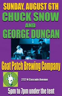 Chuck Snow & George Duncan At Goat Patch Brewery