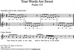 Your Words Are Sweet (Psalm 119)