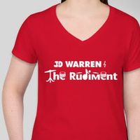 Rudiment T-Shirt- Women's cut-Red