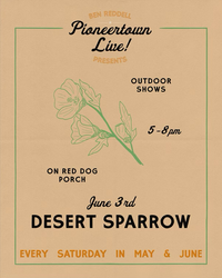 Desert Sparrow live at The Red Dog Saloon