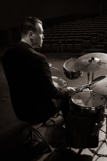 Camden on Drums
