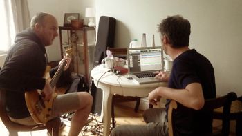 Fretless bass recording, with Bobby Kewley and Bart (UK)

