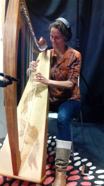 Recording harp with Anout van Dobben (NL)
