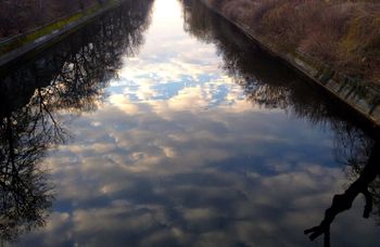 Berlin. Soothing sky in the water
