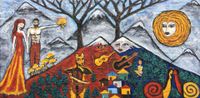 Larger Wolff Painting (24 x 48” Size Range) + SA, DD 