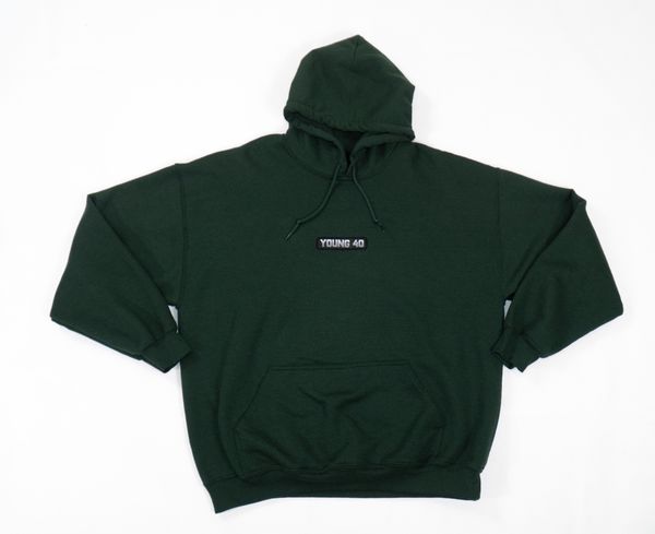Young 40 Faded Lines Patch Hoodie