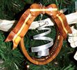 "Christmas Wish" Cedar and Pine Handmade Ornament