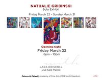 Nathalie Gribinski Art Exhibition Opening