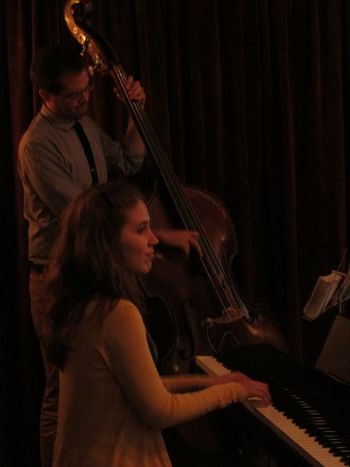 Lara Driscoll (piano), Sean Jacobi (bass), Art Gallery Opening, Mackinac Island
