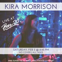 KIRA MORRISON Live @ Bar 20