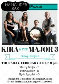 KIRA & THE MAJOR 3 JAZZ TRIO @ Hanglider Bar