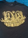 Glittering Gold Twin Heart T-Shirt - 1XL, 1 XXL Left